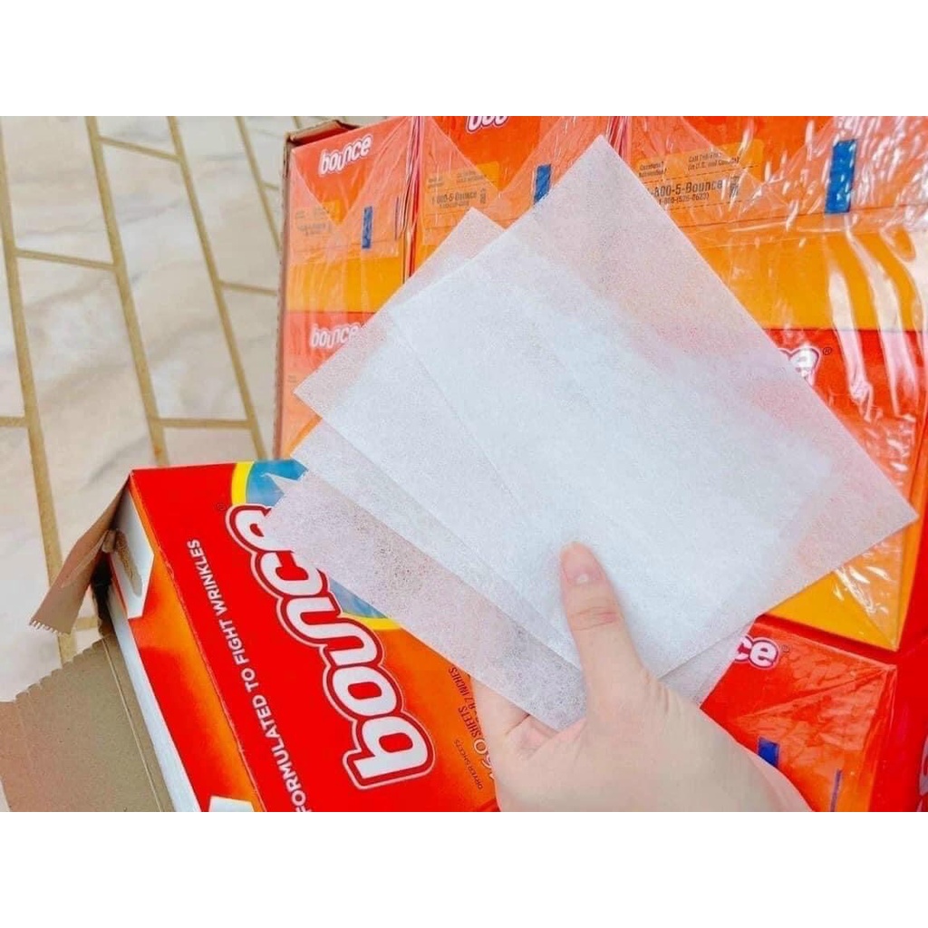 Giấy thơm quần áo Bounce Mỹ - Hộp 160 tờ