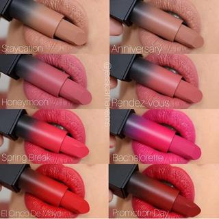 [Thanh Lý] Son Huda Powder Bullet Matte Lipstick. Son Thỏi. Son Lì Màu Nude, Màu Đỏ