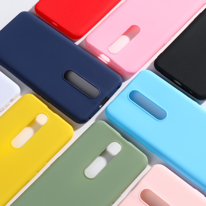 Ốp điện thoại silicone dẻo cho OPPO A53 2020 A52 A92 F1s F5 F7 F9 F11 Pro