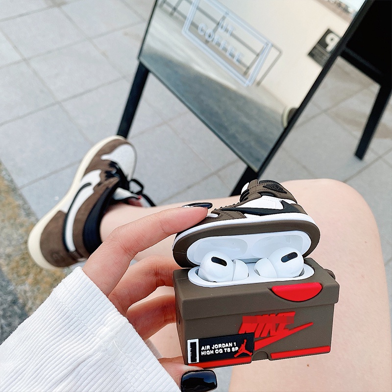 Vỏ Bảo Vệ Hộp Sạc Tai Nghe AirPods3 AirPods3 Họa Tiết Giày Co-Branded 2021 Độc Đáo Dễ Thương Ốp