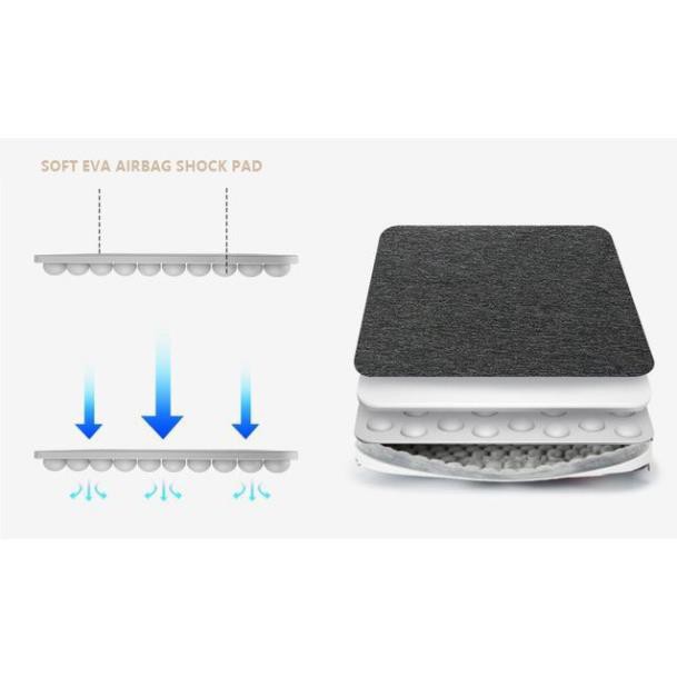 Túi chống sốc laptop 14 inch chính hãng KINMAC - Dày dặn, chống nước, thời trang - KM03