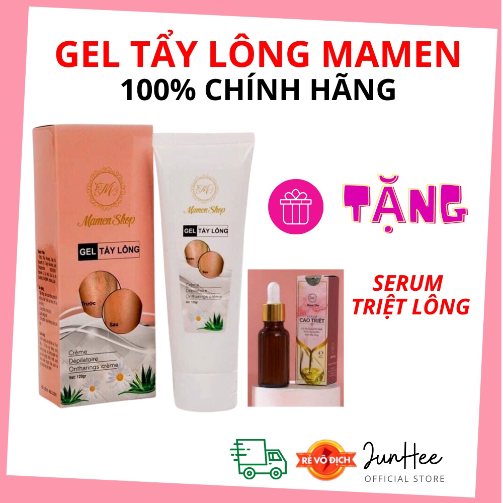 [Tặng cao triệt lông] Kem tẩy lông vĩnh viễn Mamen Shop, tẩy lông vùng kín, bikini, nách, chân, hiệu quả nhanh không rát