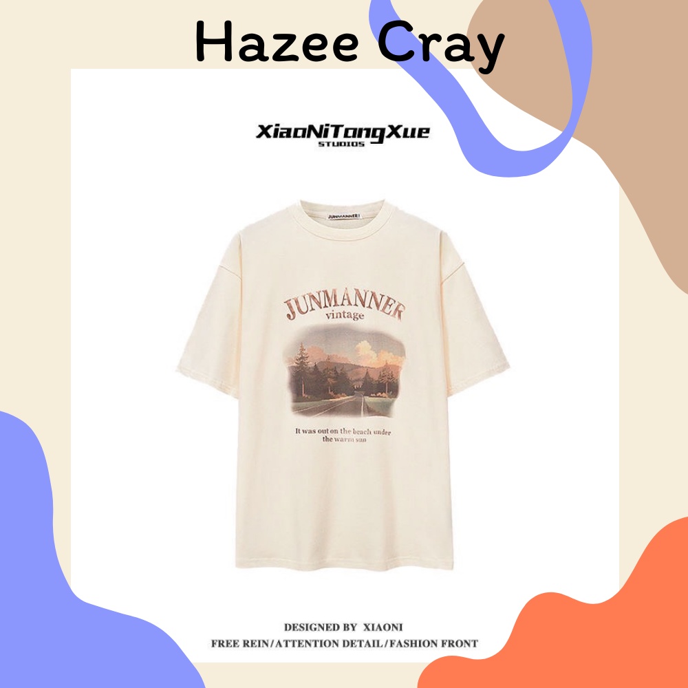 Áo thun phông nam nữ kiểu Hàn unisex Hazee Cray tay lỡ mát mẻ kèm feedback