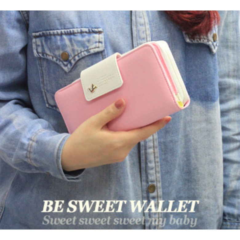 Ví Cầm Tay Phối Màu Cao Cấp | BigBuy360 - bigbuy360.vn