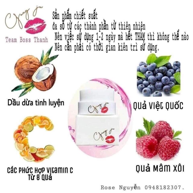 Kem Lip Scrub AHA - Làm hồng môi , nhũ hoa