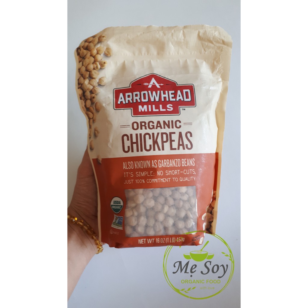 Đậu gà hữu cơ Arrowhead Mills 100gr