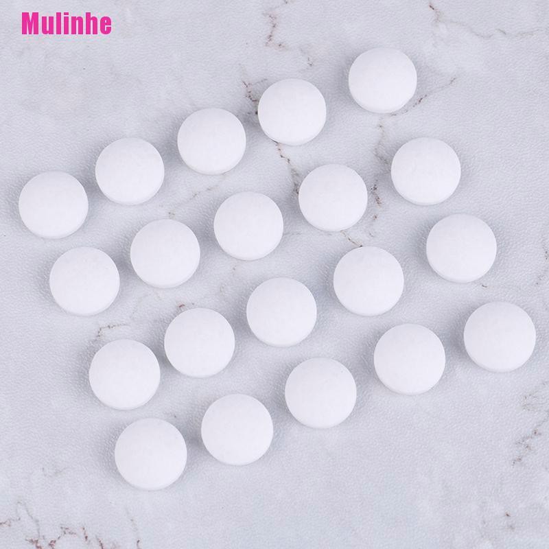 [Mulinhe] Naphthalene balls Vải Lót Toilet Màu Trắng Tuyết