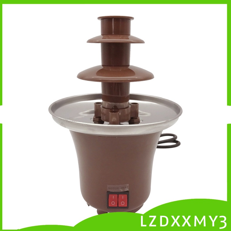 Đài Phun Sô Cô La Nhỏ Gọn Dễ Lắp Ráp 3 Tầng