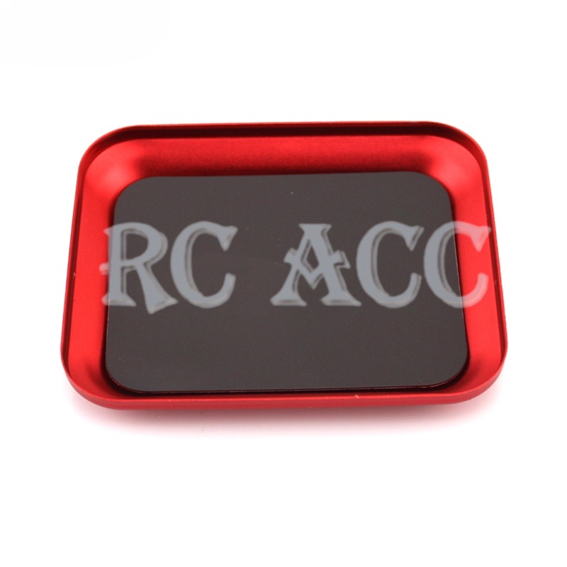 Khay Nhôm Nam Châm Đựng Ốc Vít Cho Mô Hình Xe Hơi Điều Khiển Từ Xa