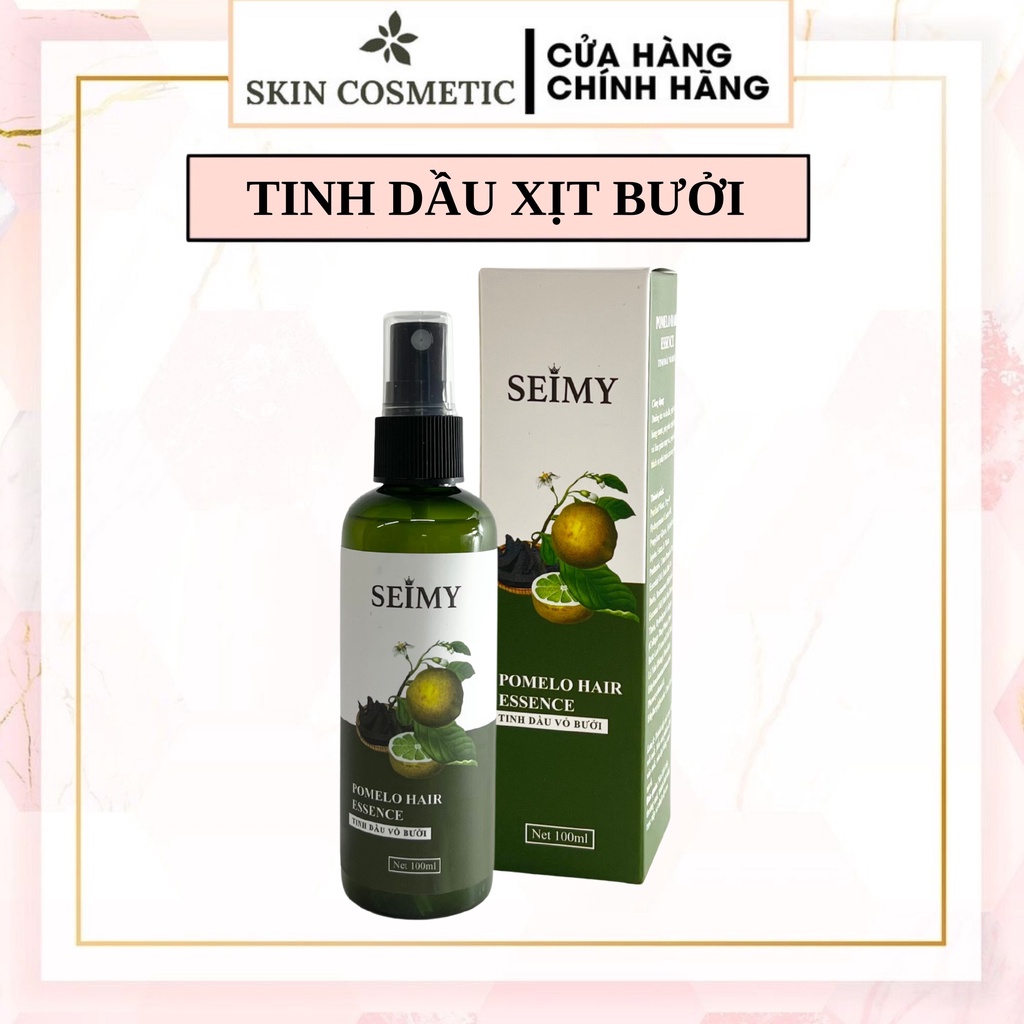 Tinh dầu bưởi Seimy 100ml giúp tóc mọc nhanh, dài và mềm mượt - Pomelo Hair Essence
