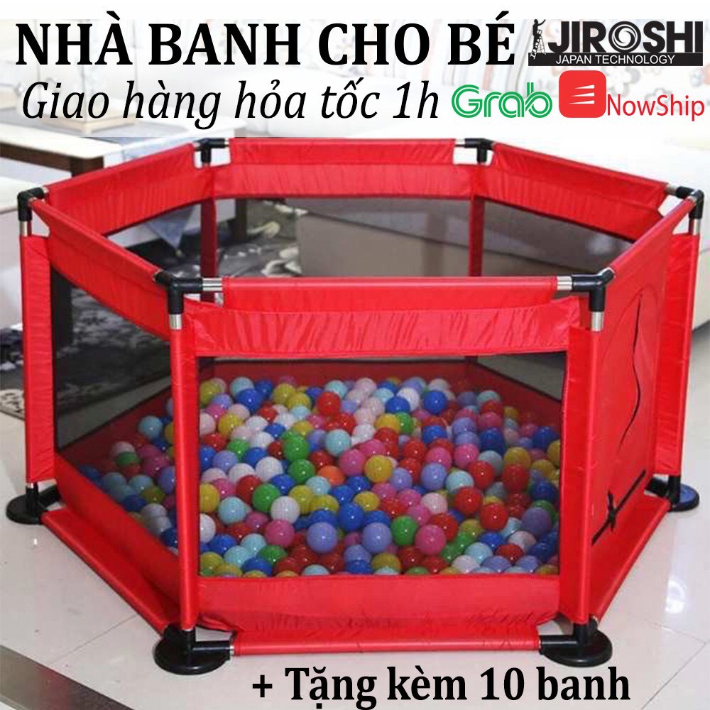 [Giao Hỏa Tốc] Nhà Banh JIROSHI Cho Bé - Làm Lều Đồ Chơi Cho Trẻ Em - Có Bán Thêm Bóng