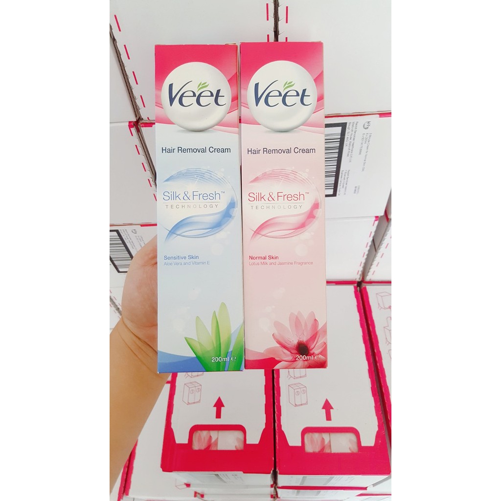 Kem tẩy lông Veet dành cho da nhạy cảm - Anh Quốc UK- 100ml