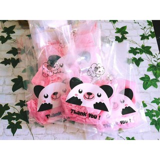 túi nilong 2 màu hình gấu panda