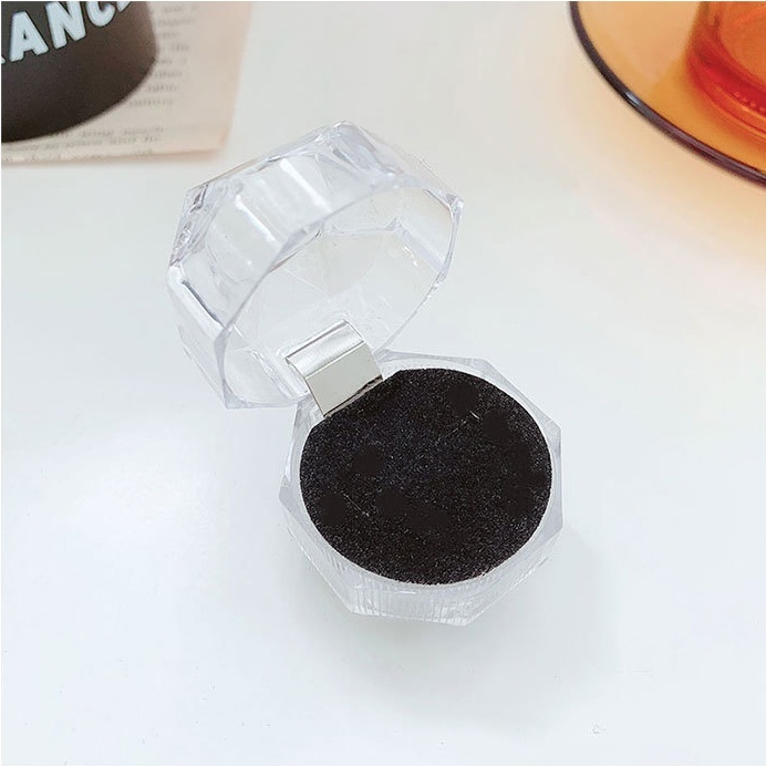 Hộp Đựng Nhẫn Cưới Bằng Acrylic Trong Suốt 3 Màu