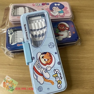 Hộp Bút Sắt 2 Ngăn B520