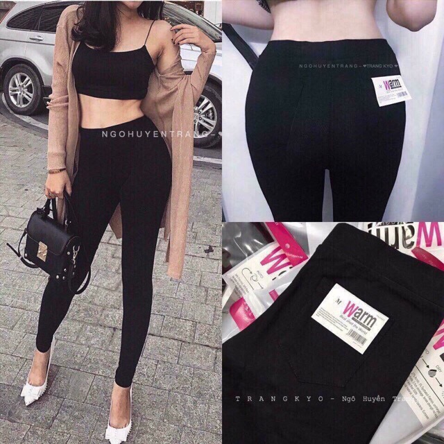 🔥QUẦN LEGGING WARM DÀY DẶN CO GIÃN