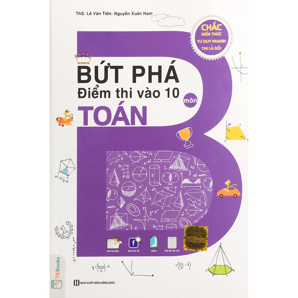 Sách - Bứt phá điểm thi vào lớp 10 môn Toán