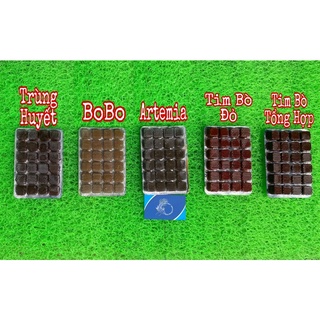 [Nội Thành HCM] Trùng Huyết - BoBo - Artemia - Tim Bò Đỏ - Tim Bò Tổng Hợp Đông Lạnh - Vỹ 24 viên