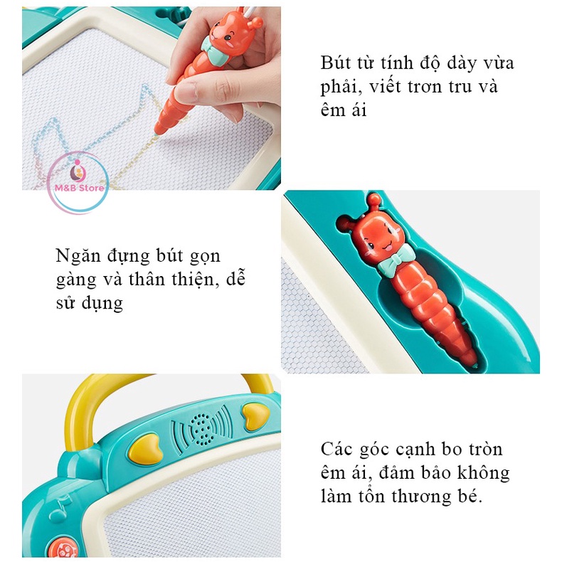 Bảng Vẽ Tự Xóa Từ Tính Có Nhạc - KUB