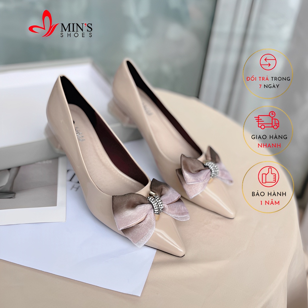 Min's Shoes -Giày Vuông Nơ VN96