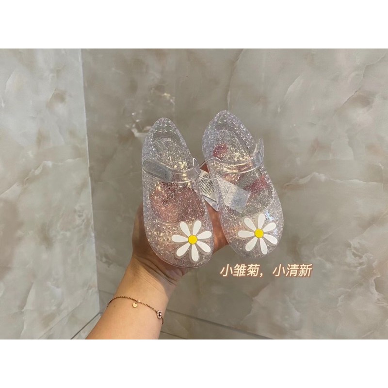 Giày nhựa cho bé gái 🌈 Sandal nhựa cho bé gái mềm thơm xuất dư