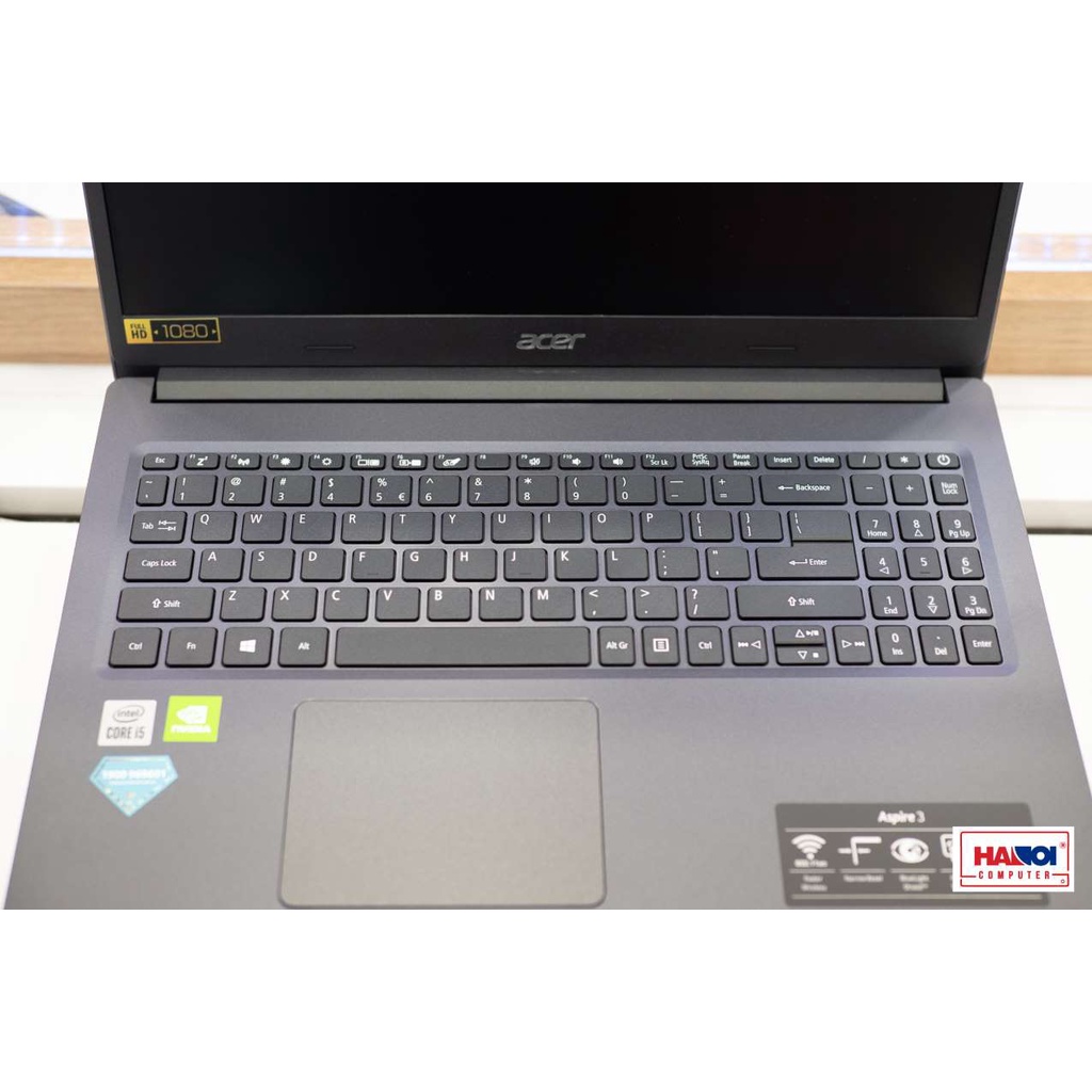 Laptop Acer Aspire 3 A315-56-38B1 (NX.HS5SV.00G) (i3 1005G1/4GB RAM/256GB SSD/15.6 inch FHD/Win 11/Đen)