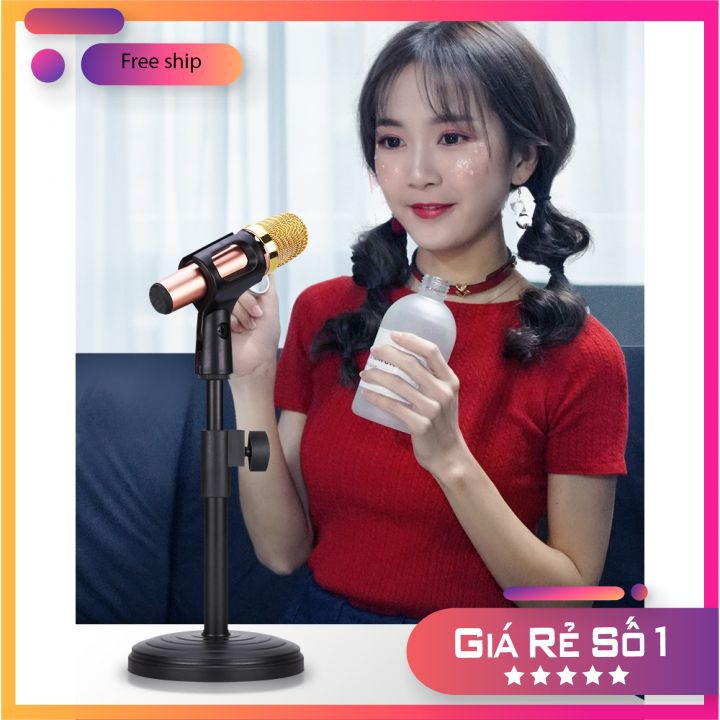 Chân Mic Để Bàn - Giá Đỡ Mic ⚡ FREESHIP ⚡ Chuyên Dùng Cho Hát Livestream Karaoke, Hội Trường, Hội Nghị