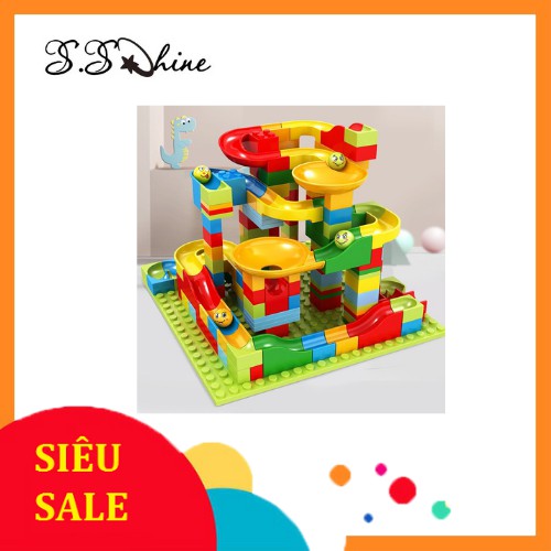 Bộ xếp hình cầu trượt lego HÀNG CAO CẤP 168 chi tiết,tăng cường khả năng sáng tạo,phát triển tư duy hình học