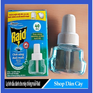 Lọ Tinh Dầu Dành Cho Máy Xông Chống Muỗi Raid 27ml