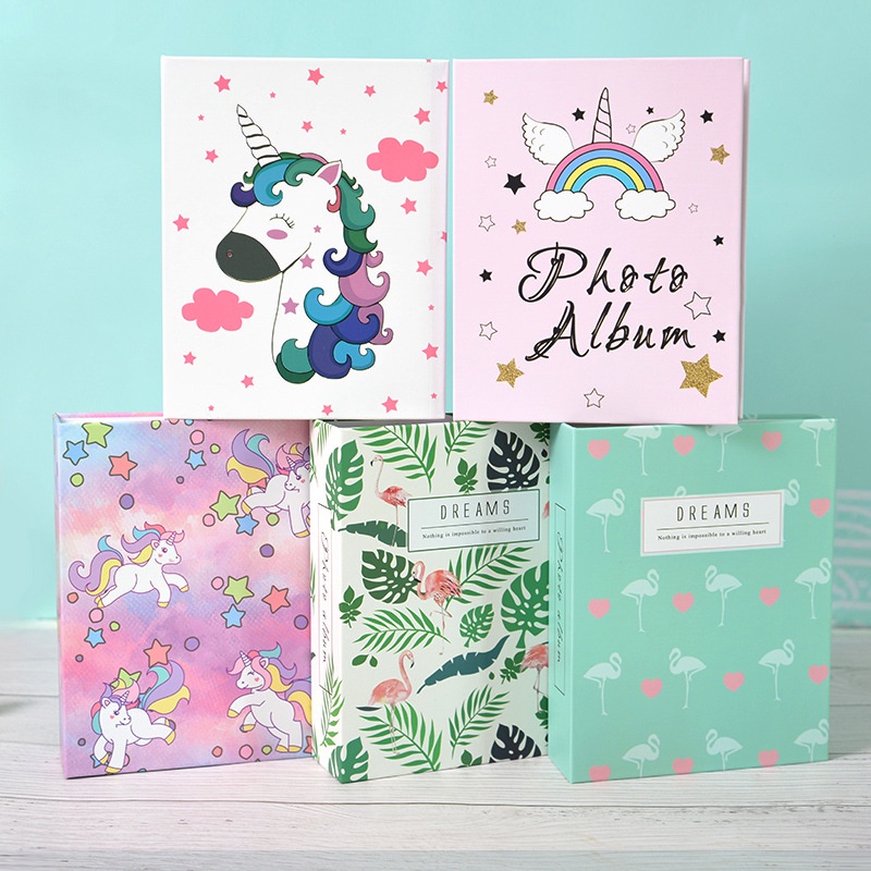 Album ảnh 9x13, 10x15 và 13x18 mẫu ngựa pony và hạc xinh xắn