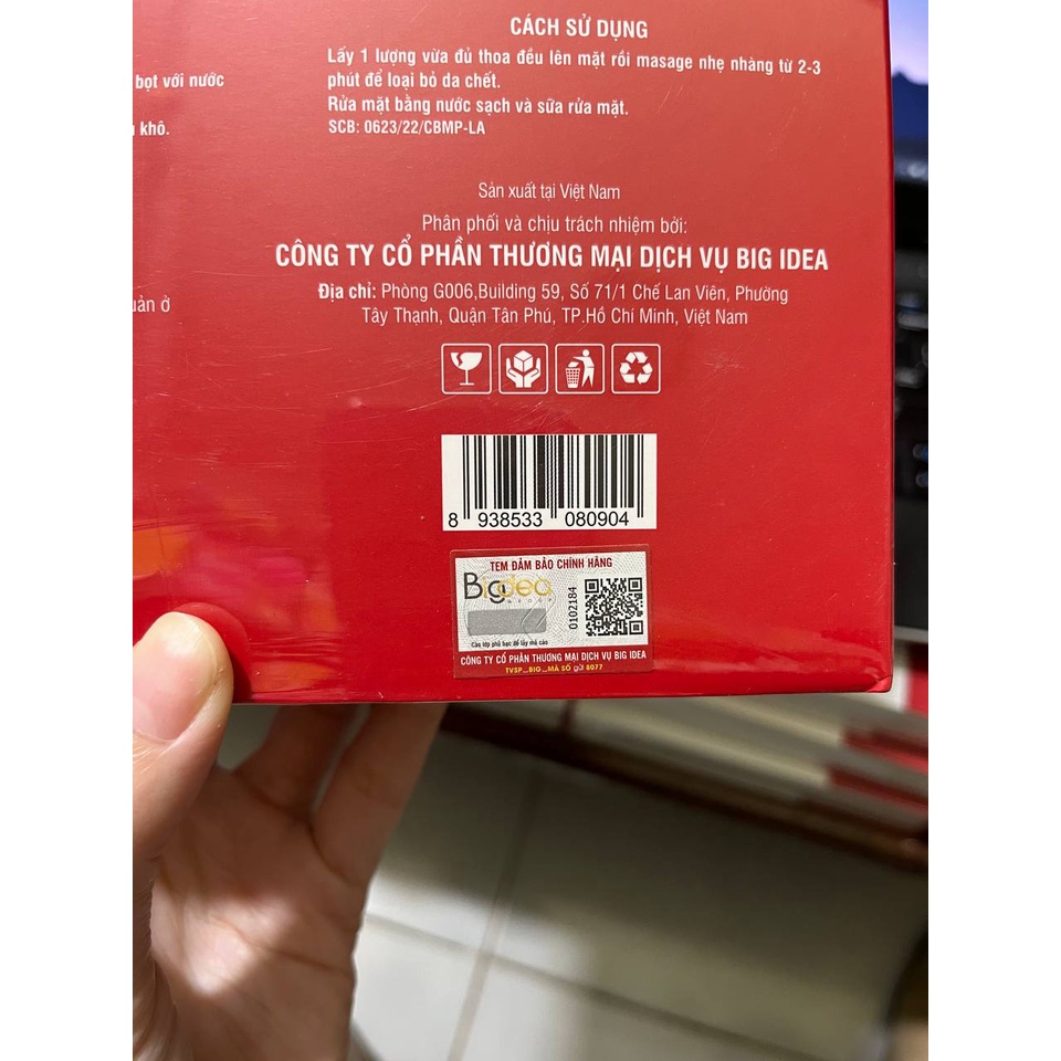 combo rửa mặt và tẩy tế bào Dr Halee