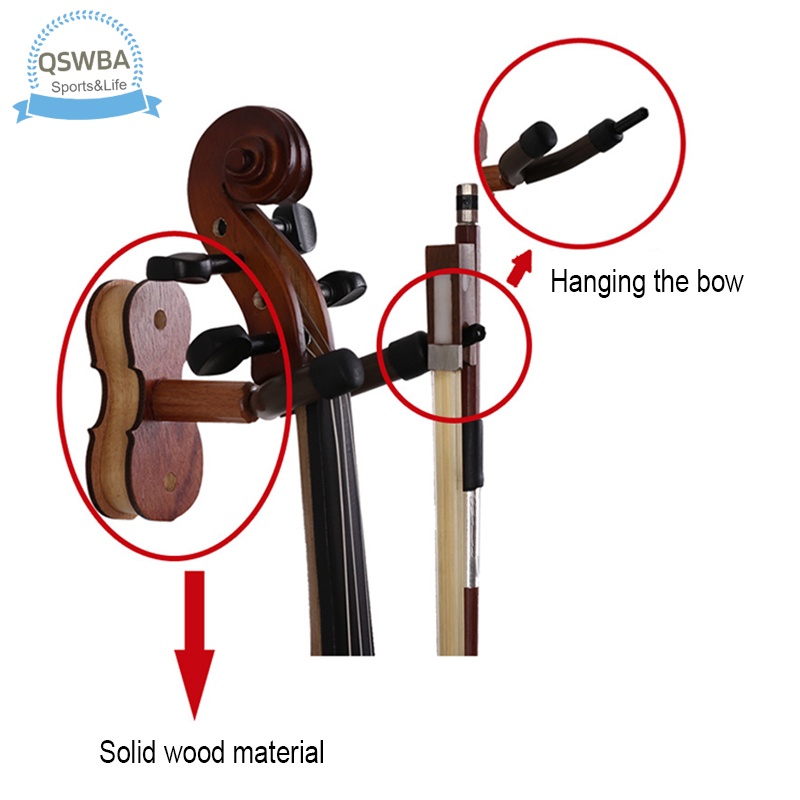 Giá đỡ đàn violin treo tường tiện dụng