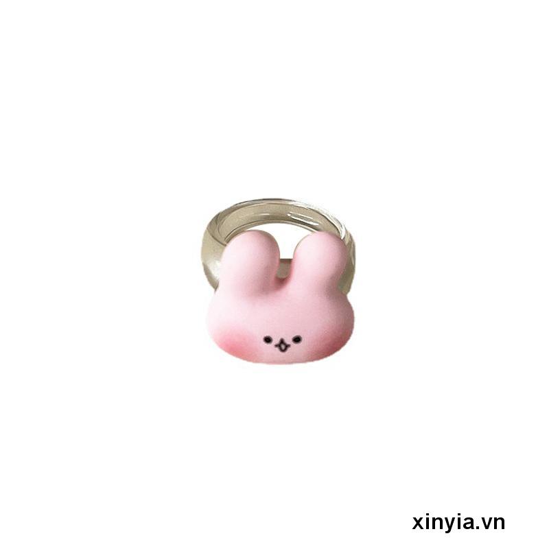 Nhẫn Hình Động Vật Dễ Thương Phong Cách Harajuku Nhật Bản