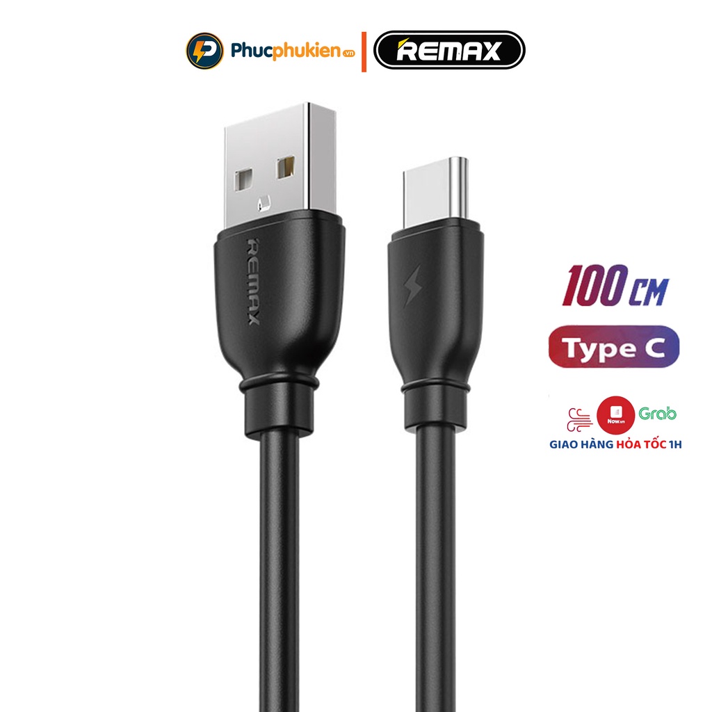 Dây sạc chính hãng Remax 138 hỗ trợ sạc nhanh 12w cho smart phone - Phúc Phụ Kiện Bảo hành 12 tháng 1 đổi 1
