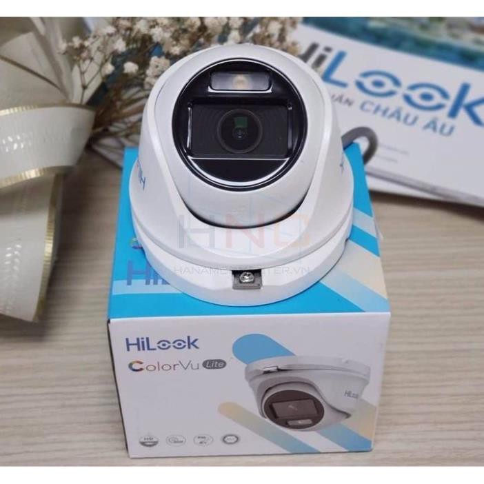 [Mã 154ELSALE2 giảm 7% đơn 300K] Camera Dome HD-TVI COLORVU 2.0 Megapixel HILOOK THC-T129-P - Hàng chính hãng