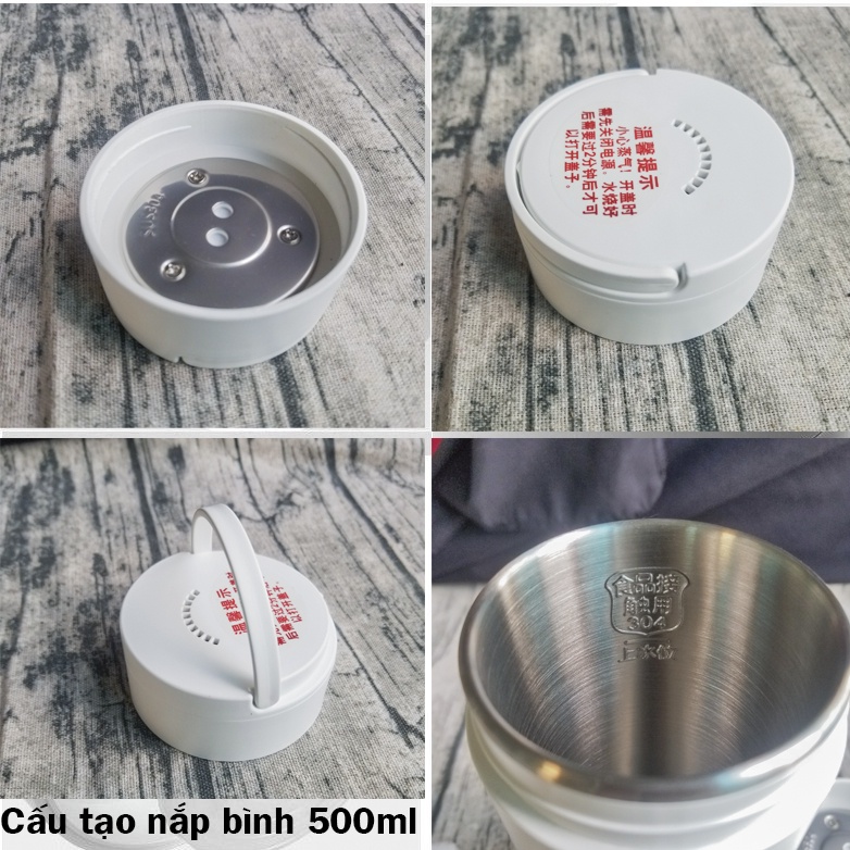 Bình đun nước siêu tốc mini du lịch bình nước bệnh viện đa năng 330ml 500ml tự ngắt khi sôi (Tặng kèm phích cắm) | BigBuy360 - bigbuy360.vn