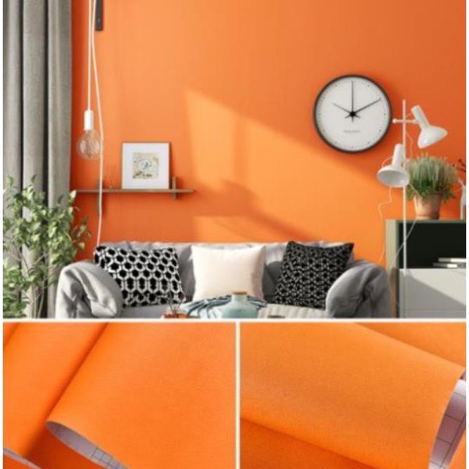 Giấy Dán Tường Một Màu Mặt Nhám khổ rộng 45cm  PK0101