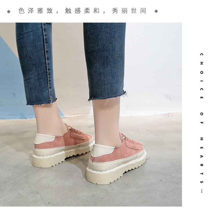 Ulzzang Baalsstock Giày da nữ mũi tròn thời trang Hàn CP347 order order 3 tuần | BigBuy360 - bigbuy360.vn