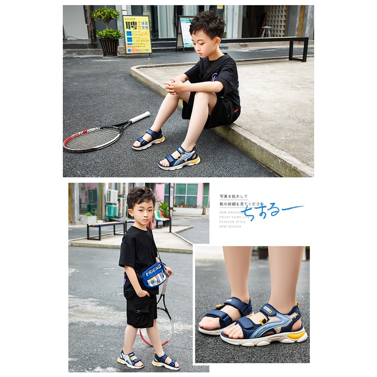 Sandal dép quai hậu phong cách Hàn Quốc cho bé trai bé gái từ 3-11 tuổi (8938-1) Richkidsstore2021