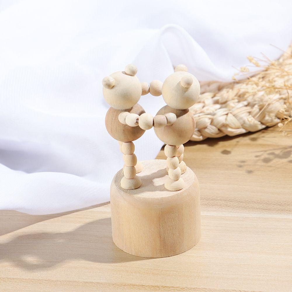 LET Đồ Trang Trí Bằng Gỗ Hình Động Vật Vui Nhộn
