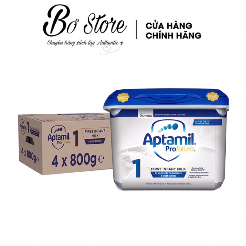 [ĐI AIR 100%] Sữa công thức Aptamil Profutura (Ap bạc Đức) 800g