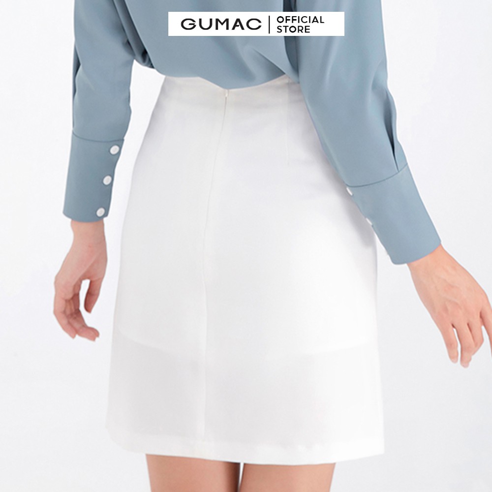 Chân váy phối nút GUMAC nhiều màu năng động VB632 | BigBuy360 - bigbuy360.vn