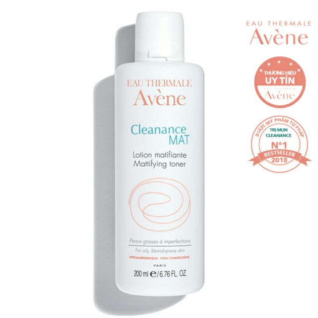 Toner cho da nhờn mụn Avène Cleanance Mat Mattifying Toner