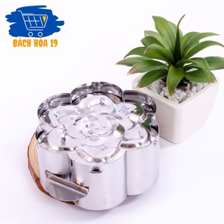 KHUÔN XÔI BÁNH INOX HÌNH HOA HỒNG ĐỦ SIZE TO- NHỎ
