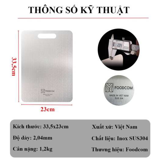 Thớt iNox 304