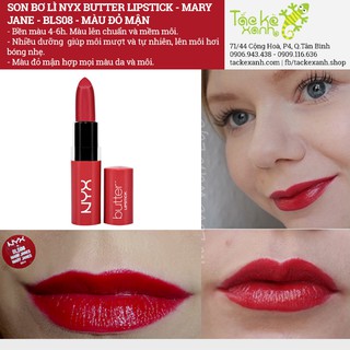 Son Dưỡng Có Màu NYX Butter - Mary Janes BLS08