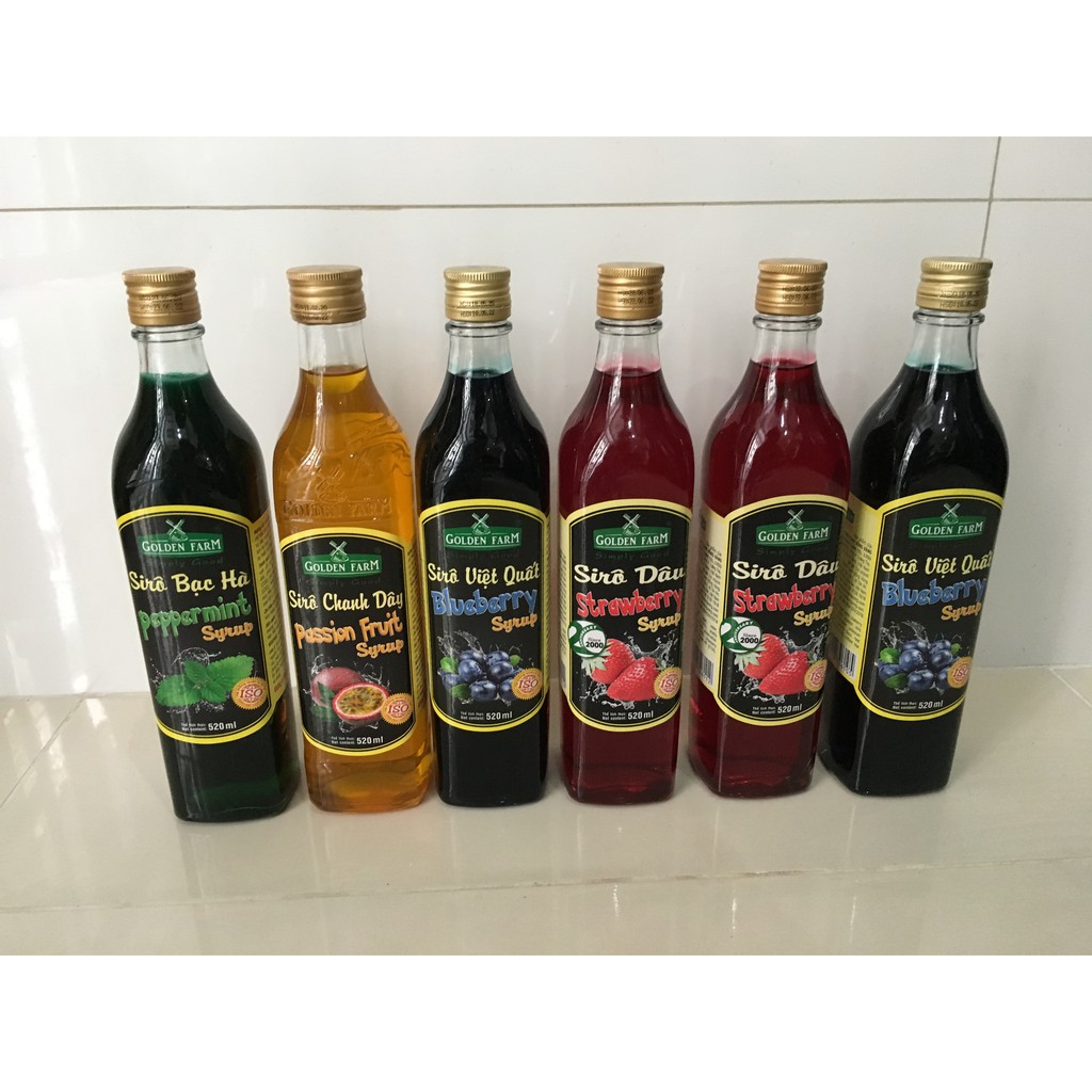 Thanh lý Nguyên liệu pha chế (syrup, sinh tố, siro)