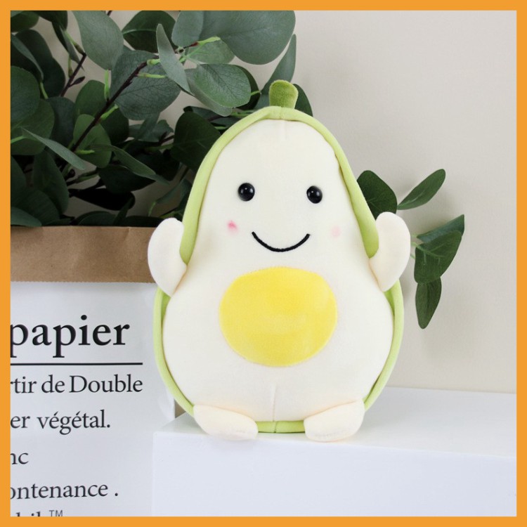 Gấu bông quả bơ trứng mini cute giá rẻ quà tặng đáng yêu size nhỏ 20cm