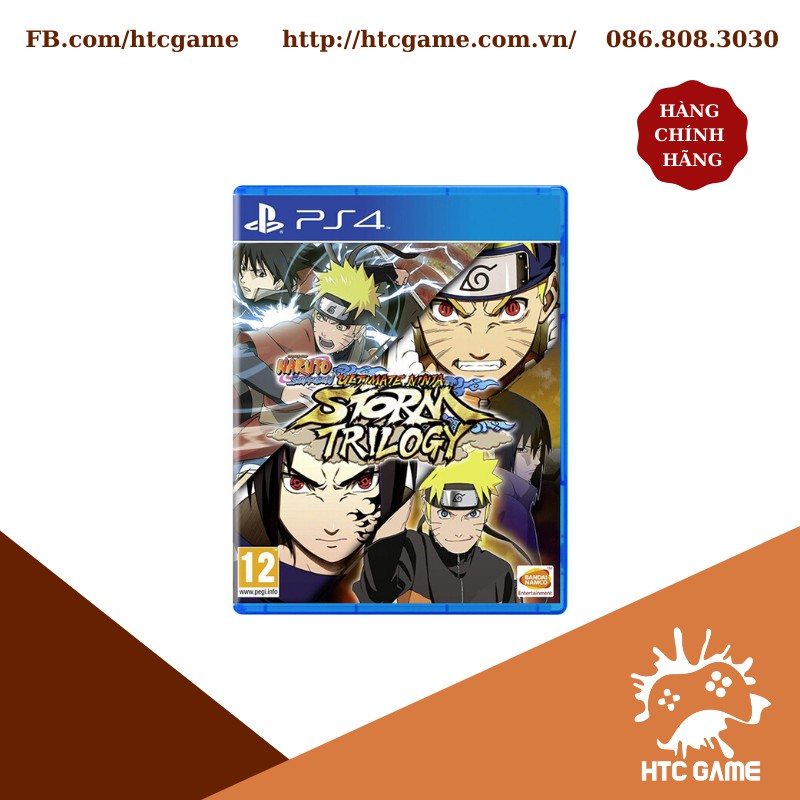 Đĩa game NARUTO SHIPPUDEN: Ultimate Ninja STORM TRILOGY dành cho PS4