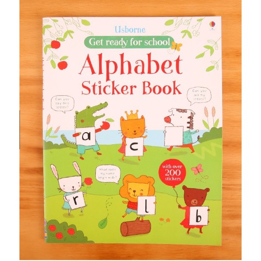Bộ nhập - Usborne sticker book - Alphabet